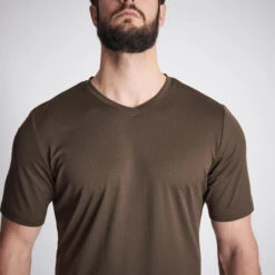 T-shirt Manches Courtes Respirant Chasse Homme 100 Marron Foncé 9 T-shirt Manches Courtes Respirant Chasse Homme 100 Marron Foncé -Magasin D'Équipement De Chasse t shirt manches courtes respirant chasse homme 100 marron fonce 2