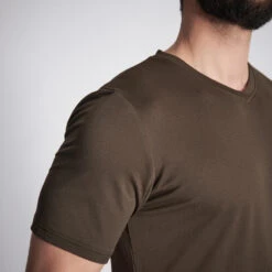 T-shirt Manches Courtes Respirant Chasse Homme 100 Marron Foncé 10 T-shirt Manches Courtes Respirant Chasse Homme 100 Marron Foncé -Magasin D'Équipement De Chasse t shirt manches courtes respirant chasse homme 100 marron fonce 3