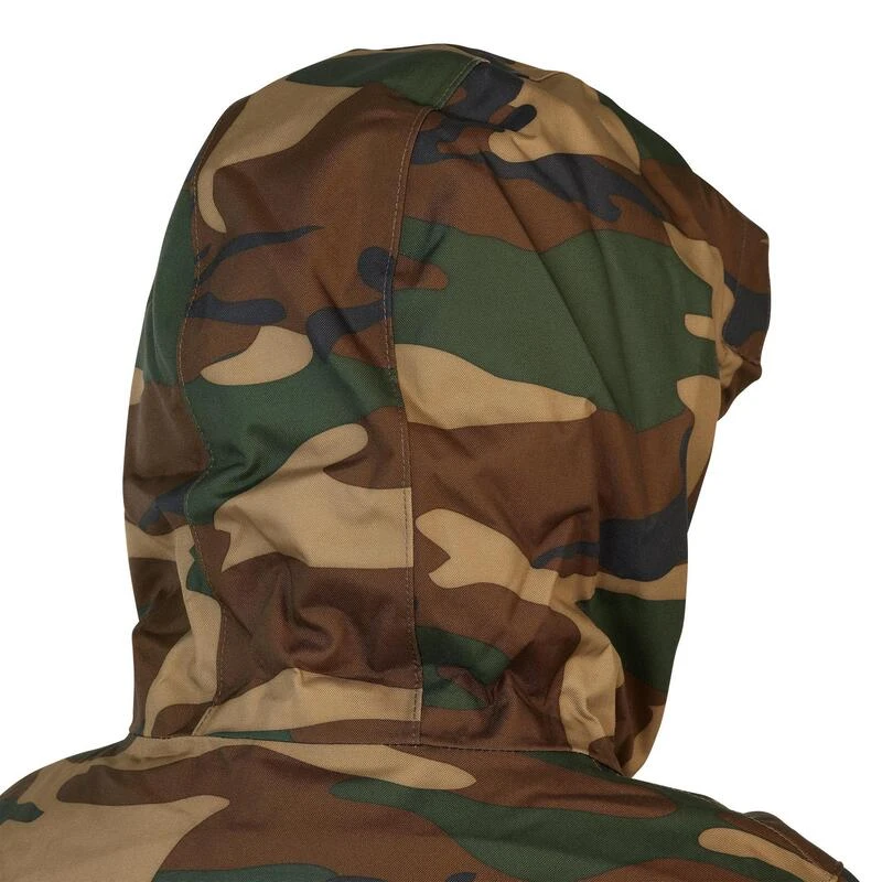 Veste Chasse Chaude 100 Junior Camouflage Vert 8 Veste Chasse Chaude 100 Junior Camouflage Vert – Image 6