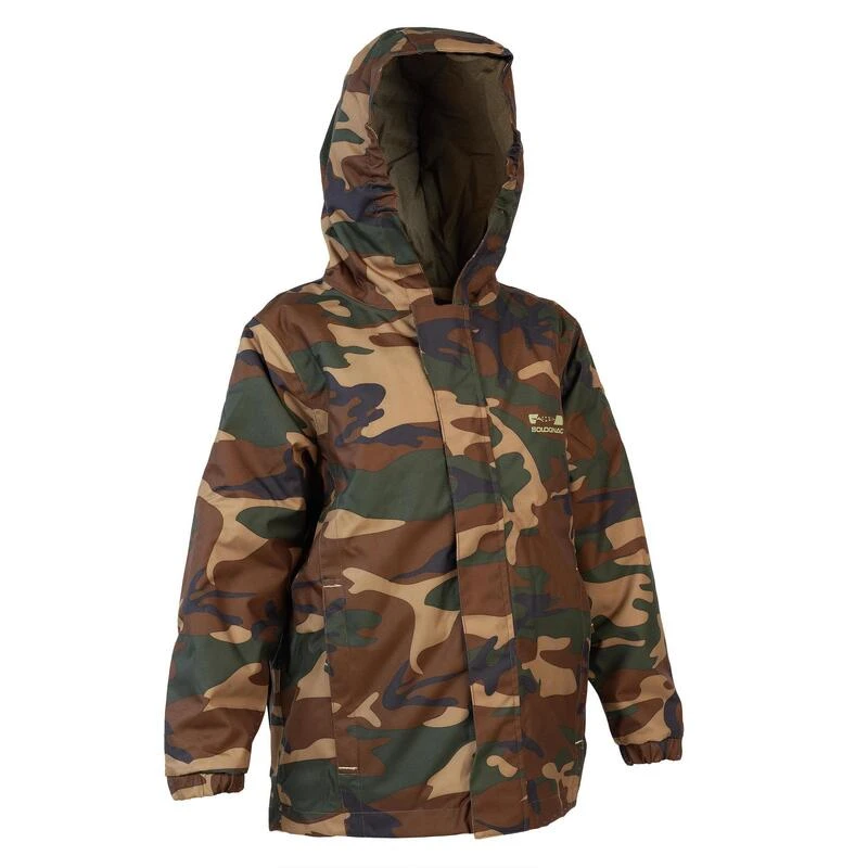 Veste Chasse Chaude 100 Junior Camouflage Vert 3 Veste Chasse Chaude 100 Junior Camouflage Vert