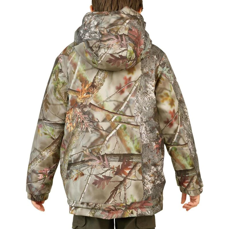 VESTE CHASSE CHAUDE ET IMPERMÉABLE SIBIR 300 JUNIOR CAMOUFLAGE KAMO-BR 7 VESTE CHASSE CHAUDE ET IMPERMÉABLE SIBIR 300 JUNIOR CAMOUFLAGE KAMO-BR – Image 5