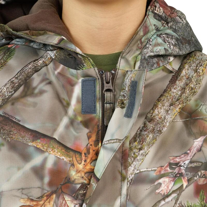 VESTE CHASSE CHAUDE ET IMPERMÉABLE SIBIR 300 JUNIOR CAMOUFLAGE KAMO-BR 9 VESTE CHASSE CHAUDE ET IMPERMÉABLE SIBIR 300 JUNIOR CAMOUFLAGE KAMO-BR – Image 7
