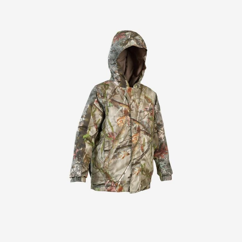 VESTE CHASSE CHAUDE ET IMPERMÉABLE SIBIR 300 JUNIOR CAMOUFLAGE KAMO-BR 3 VESTE CHASSE CHAUDE ET IMPERMÉABLE SIBIR 300 JUNIOR CAMOUFLAGE KAMO-BR