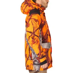 VESTE CHASSE IMPERMÉABLE CHAUDE SILENCIEUSE CAMO FLUO POSTE 500 16 VESTE CHASSE IMPERMÉABLE CHAUDE SILENCIEUSE CAMO FLUO POSTE 500 -Magasin D'Équipement De Chasse veste chasse impermeable chaude silencieuse camo fluo poste 500 4