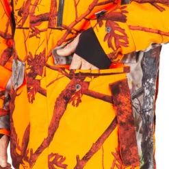 VESTE CHASSE IMPERMÉABLE CHAUDE SILENCIEUSE CAMO FLUO POSTE 500 21 VESTE CHASSE IMPERMÉABLE CHAUDE SILENCIEUSE CAMO FLUO POSTE 500 -Magasin D'Équipement De Chasse veste chasse impermeable chaude silencieuse camo fluo poste 500 9