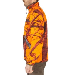 VESTE CHASSE REVERSIBLE SILENCIEUSE CAMOUFLAGE/CAMOUFLAGE FLUO -Magasin D'Équipement De Chasse veste chasse reversible silencieuse camouflagecamouflage fluo 2