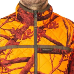 VESTE CHASSE REVERSIBLE SILENCIEUSE CAMOUFLAGE/CAMOUFLAGE FLUO -Magasin D'Équipement De Chasse veste chasse reversible silencieuse camouflagecamouflage fluo 7