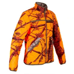 VESTE CHASSE REVERSIBLE SILENCIEUSE CAMOUFLAGE/CAMOUFLAGE FLUO -Magasin D'Équipement De Chasse veste chasse reversible silencieuse camouflagecamouflage fluo 8