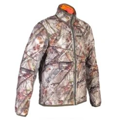 VESTE CHASSE REVERSIBLE SILENCIEUSE CAMOUFLAGE/CAMOUFLAGE FLUO -Magasin D'Équipement De Chasse veste chasse reversible silencieuse camouflagecamouflage fluo 9