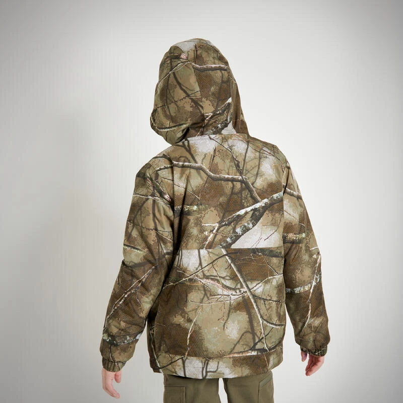 VESTE CHAUDE JUNIOR 100 CAMOUFLAGE TREEMETIC 5 VESTE CHAUDE JUNIOR 100 CAMOUFLAGE TREEMETIC – Image 3