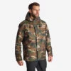 VESTE IMPERMEABLE CHAUDE 100 CAMO WOODLAND -Magasin D'Équipement De Chasse veste impermeable chaude 100 camo woodland