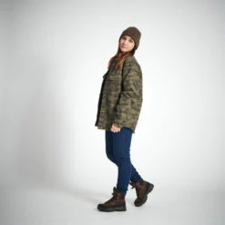 VESTE MOUTONNÉE TYPE SURCHEMISE 500 CAMO -Magasin D'Équipement De Chasse veste moutonnee type surchemise 500 camo 2