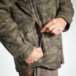 VESTE MOUTONNÉE TYPE SURCHEMISE 500 CAMO -Magasin D'Équipement De Chasse veste moutonnee type surchemise 500 camo 9