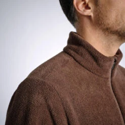 VESTE POLAIRE SOUS VÊTEMENT 500 MARRON -Magasin D'Équipement De Chasse veste polaire sous vetement 500 marron 3