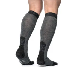 Woolpower Chaussettes Skilled Liner Mi-mollet - Gris Foncé/Gris -Magasin D'Équipement De Chasse woolpower chaussettes skilled liner mi mollet gris foncegris 2
