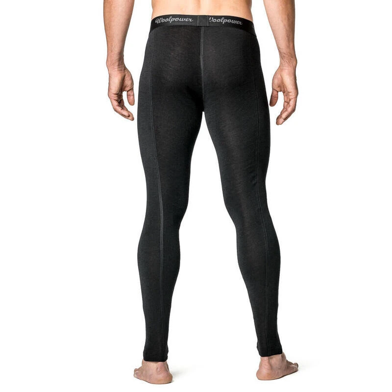 Woolpower Long Johns Merino - Hommes - LITE - Noir 6 Woolpower Long Johns Merino - Hommes - LITE - Noir – Image 4