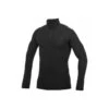 Woolpower Merino Base Layer Zip Turtleneck LITE - Noir -Magasin D'Équipement De Chasse woolpower merino base layer zip turtleneck lite noir